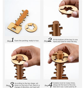 Wooden Unlock Puzzle